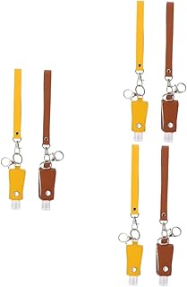 FOMIYES Chaveiro De Pulso 6 Pçs Tampa De Garrafa Recipientes De Viagem Recipientes Transparentes Recipientes De Viagem Para De Líquidos 30Ml Garrafas De Plástico Vazias Garrafa Portátil