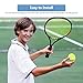 Moofey Tennis Ball, Tether Ball, Lightweight Tennis Single Player Practice with Rubber Rope for Indoor and Outdoor Practice