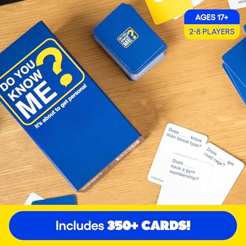 Image of Do You Know Me? Adult Party Game | Fun & Hilarious Card Game for Friends, Couples & Groups | Perfect for Game Nights & Parties (17+ Years)