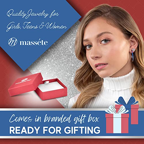 Sterling Silver Small Flower Stud Earrings Simulated Diamonds For Girls 6Mm #TOP4