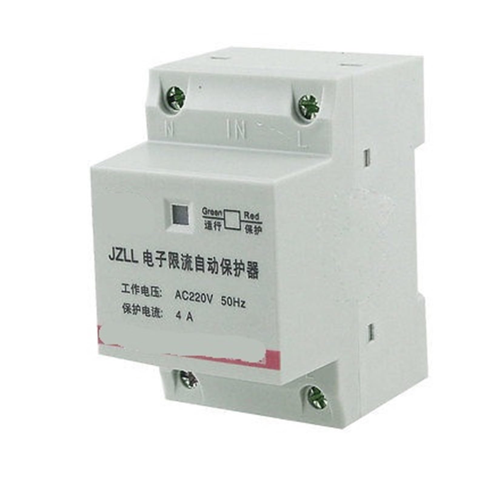 Disjoncteur électronique bipolaire 4A protection surcharge rail DIN 35mm tension 220V