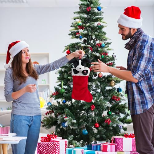 Chaussette de Noël Border Collie animée, le cadeau idéal pour gâter - 6