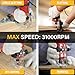 TEENO Wood Router, 6.5Amp 1.25HP Wood Routers for Woodworking, 800W Hand Wood Router Tool, 31000R/MIN Compact Edge Trimmer with 15 1/4