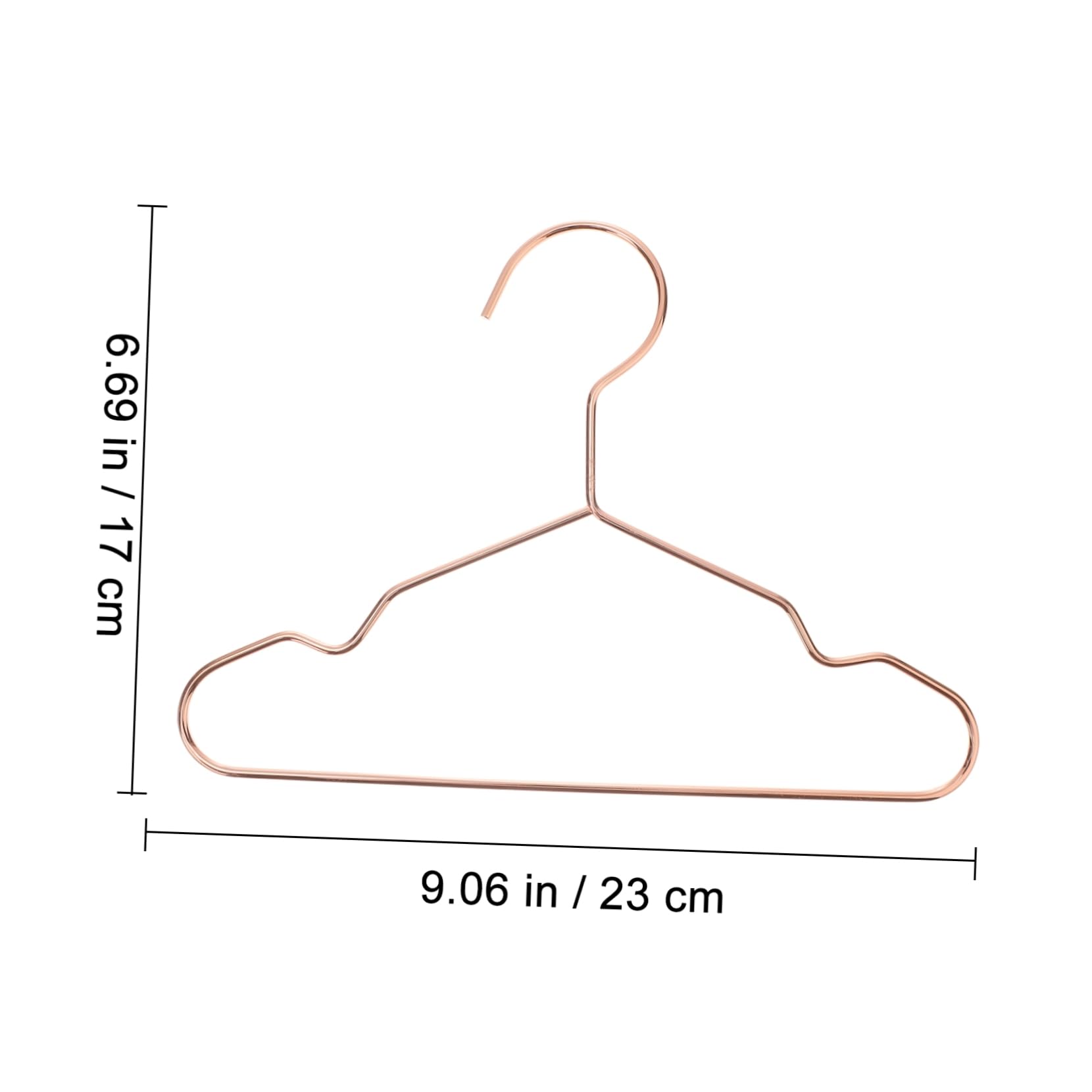 Abaodam 3Pcs Dog Clothes Hangers Sturdy Iron Pet Garment Storage Organizer for Home Pet Shop Use Durable Design for Keeping Apparel Neat Tidy