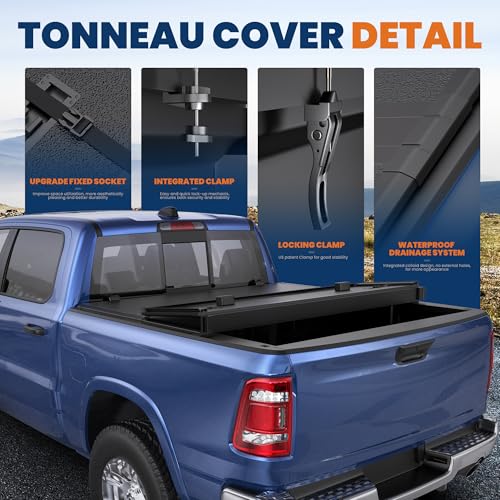 KUIPERAUTO FRP Tri-Fold Tonneau Cover