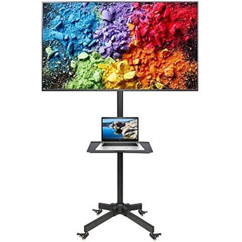Ergolynx Mobile TV Cart Floor Stand Mount Home Display Mobile Trolley 23"-55" LCD/Plasma/LED Cover