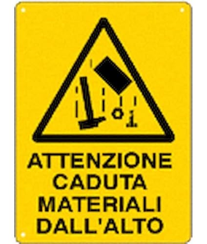 NEW CARTELLO SEGNALETICO - attenzione caduta