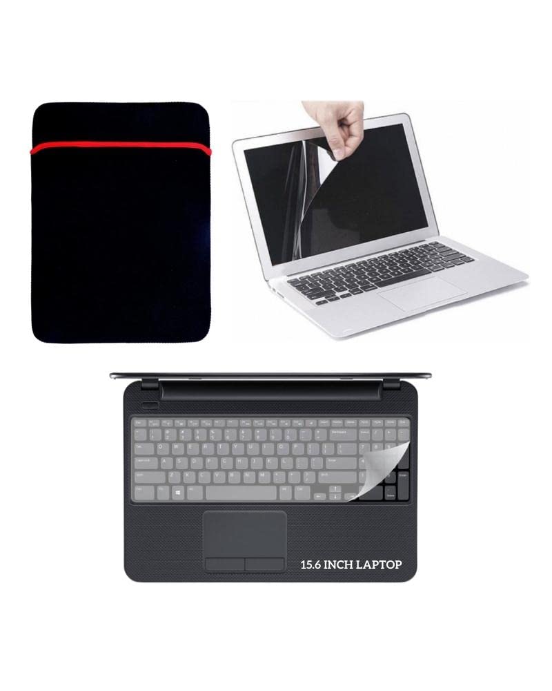 LONAAR 3 in 1 Neoprene Ultra Soft Fabric 15.6 Inch Laptop Sleeve with Key Guard & Screen Guard Combo Set for All 15.6 Inch Laptop (B0BFFKJ1YN) Amazon Price History, Amazon Price Tracker
