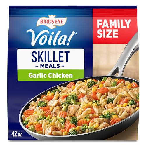 Birds Eye Voila! Family Size Garlic Chicken Frozen Dinner, Easy-to-Prepare Frozen Meal for Weeknight...