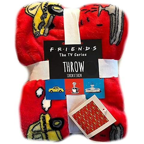 Primark Licensed FRIENDS The TV Series Super Soft Throw Blanket 120cm x 150cm Cover