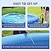 Inflatable Swimming Pool, Swimming Pool for Adults, Inflatable Top Ring Pool, Blow Up Pool for Kids, Family Pools for Backyard, Above Ground Pool (Medium (8 ft X 25”)