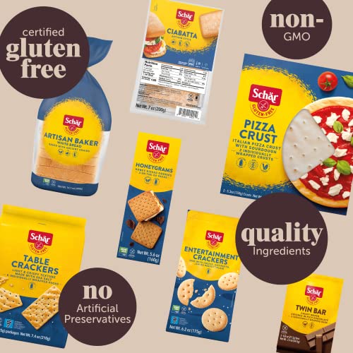 Schar - Pasta Fusilli- Certified Gluten Free - No Gmo's, Wheat Or Preservatives - (12 Oz) 5 Pack #TOP5