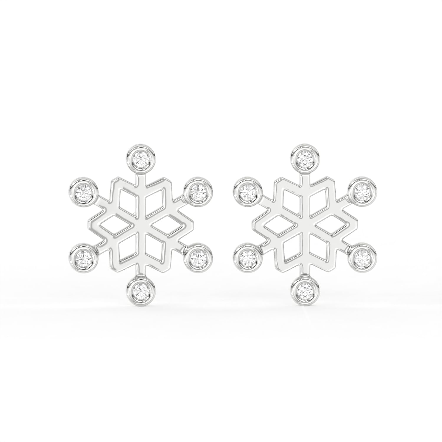 maira 925 Sterling Plain Simple Silver Stud Earrings for Girls/Women-picture-16