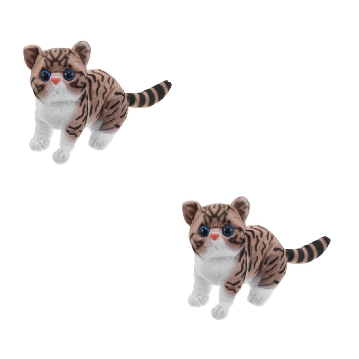 HANABASS 2 Piezas Peluches Gatos Adorables Diseño Cartoon y Mullido para Niñas y Decoración Hogar Coleccionables