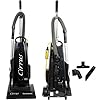 Cirrus CR9100 Commercial Bagged Upright Vacuum Cleaner 50 3 Wire Quick Change Cord Metal Telescopic Wand and 14 Brushroll Clean Air Bypass Motor and HEPA Filtration with HEPA Type Bags