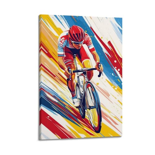 Speed Road Bike Sprint poster vintage pour amateurs de cyclisme sur route