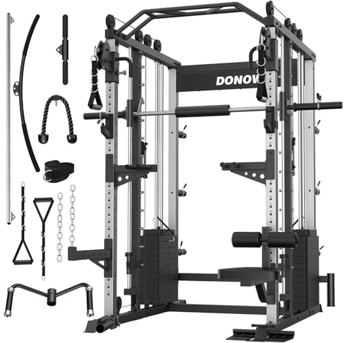 DONOW Smith Machine with Weight Stacks