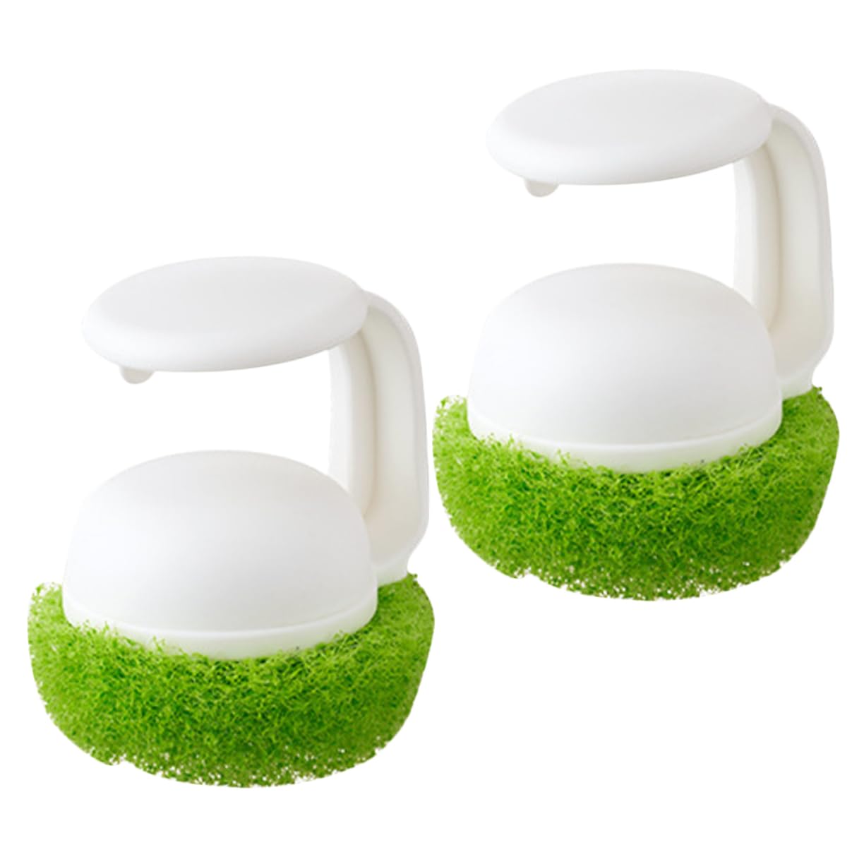 NAMOARLY 2pcs Dish Cleaning Brush Kitchen Sink Brush for Grease Removal Dish Scrubbers for Heavy Duty Cleaning Soap Dispenser