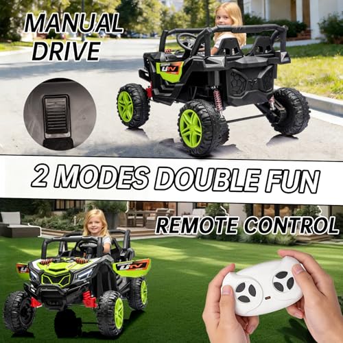 Image of UTV 12V Ride On Toys for Big Kids Ride On 2 Seater Ride On Toys Kids