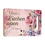 Cadeau pour maman pour la fête des mères, cadeau d'anniversaire unique pour maman, planche à découper en bambou, cadeau idéal pour belle mère, cadeau mignon de la part de sa fille, fils, idée cadeau