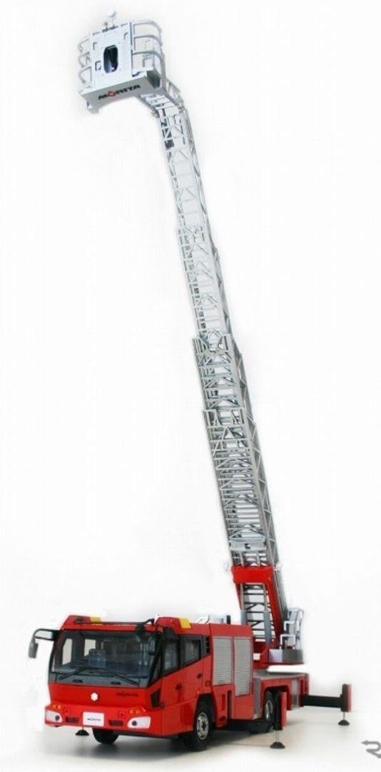 Amazon.co.jp: 激レア先端屈折式はしご付消防車スーパージャイロラダー