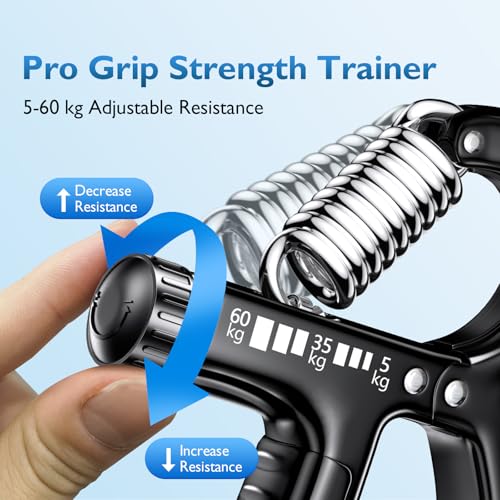 FitBeast Grip Strengthener Forearm Strengthener, Adjustable Hand Grip for Strength Training & Rehabilitation, 5-60 kg Resistance, Ideal for Athletes and Physical Therapy - Image 3