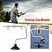 Cocoarm Fishing Line Spooler, Fishing Line Winder with Suction Cup Adjustable Portable Reel Spool Spooler for Outdoor Fishing