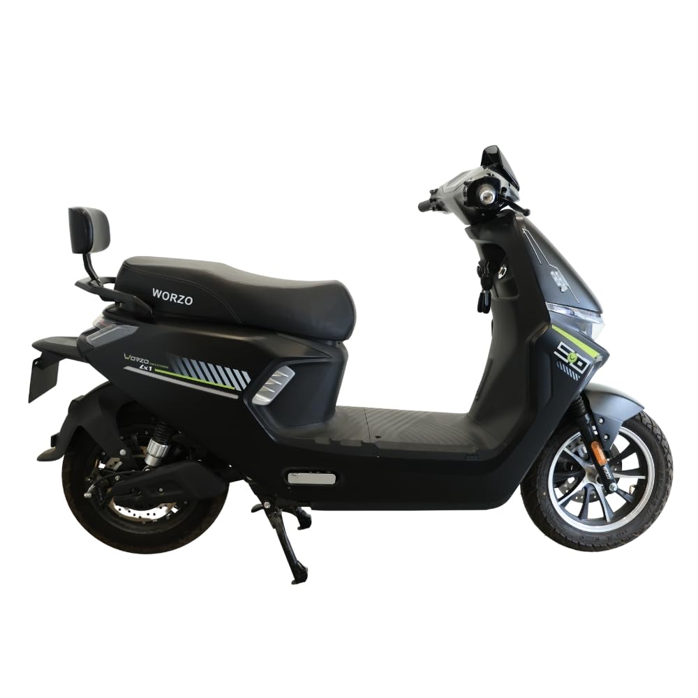 Worzo Zx1 Low Speed Electric Scooter Non Rto With 80-90 Km, Matt