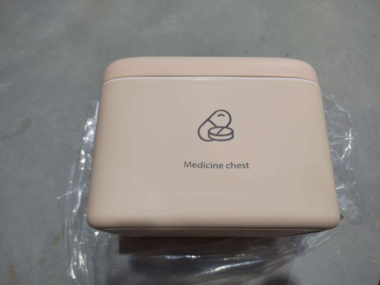 Caja de Almacenamiento de Caja médica - Gabinete de Medicina de Doble Capa Multifuncional Caja de Primeros Auxilios Gabinete de Farmacia para el hogar Portátil Hebilla de Seguridad (Rosa)