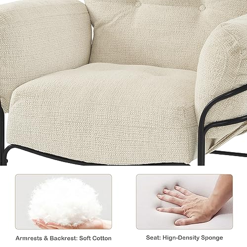 Sillón Chenille Beige miniatura 7