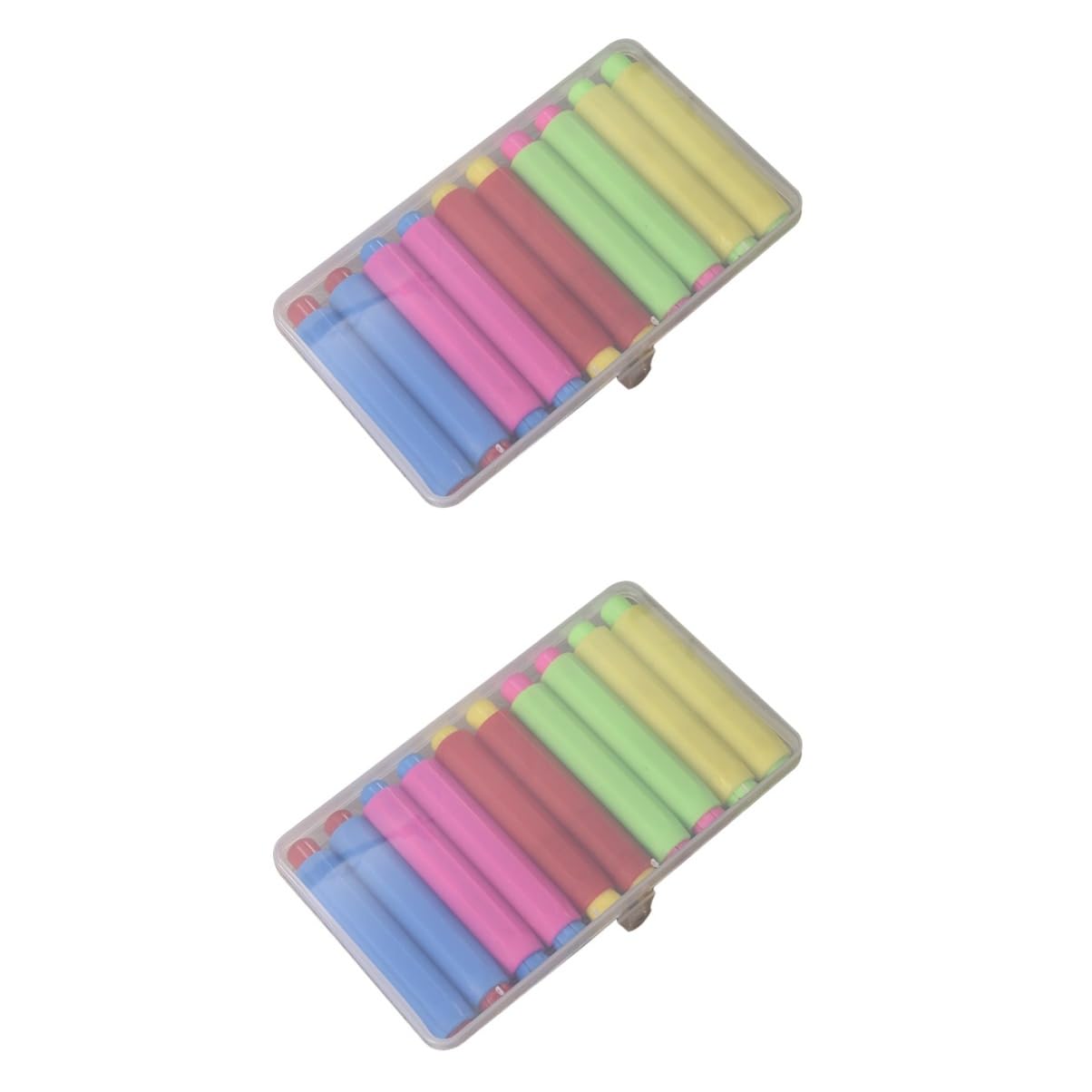 Porte-craie pour école et maison Ciieeo : boîte de 20 supports plastique pour dessin enfant