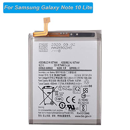 E-YIIVIIL Replacement Battery EB-BN770ABY Compatible with Samsung Galaxy Note10 Lite 4500mAh with Tools