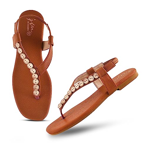 Image of JM LOOKS Fashion Black Stylish Flat sandal Casual Flat Fancy Solid Comfortable Sole For Womens & Girls
