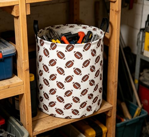 Image of 19.7 inch Laundry Basket,Dirty Clothes Laundry Hamper,Waterproof Storage Bin (Rugby)
