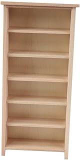 Homoyoyo Doll House Model Doll Storage Cabinet 1 12 Scale Wooden Bookshelf Miniature Wood Furniture Wood Decor Mini Furniture Doll House Furniture Small Wooden Bookshelf Mini House Supply