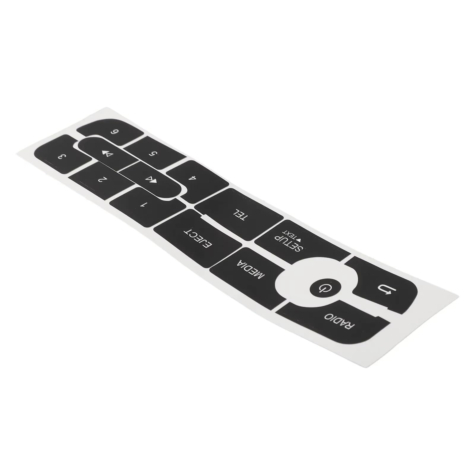 Car Button Stick Compatible with Megane for Master for Scenic III Car CD Radio Audio Button Repair Decal Vehicle Sticker Accessories