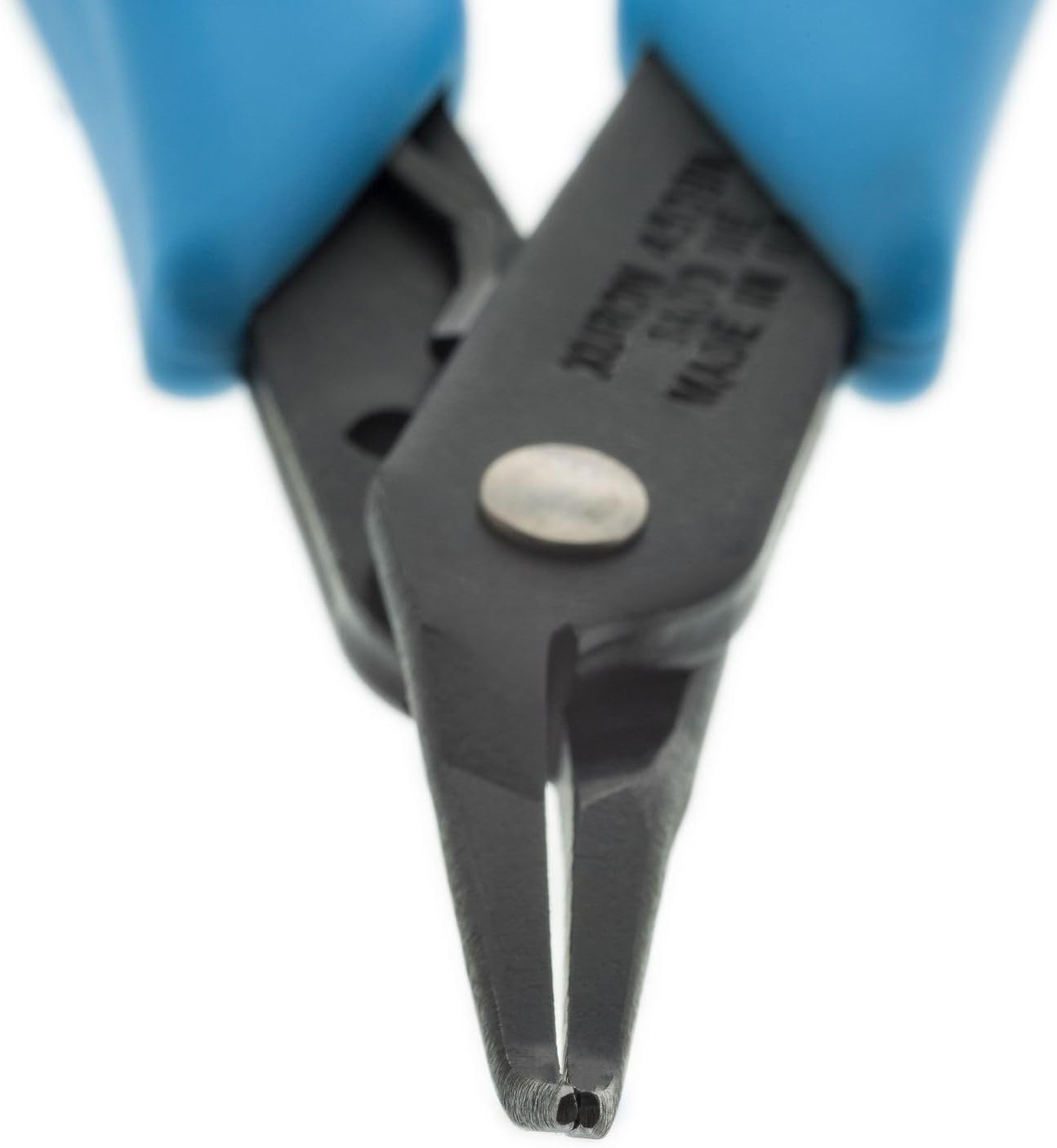 Grounded Pliers - Xuron® Tweezer Bent Nose 1.3mm Wide (450BN) For Micro Welders