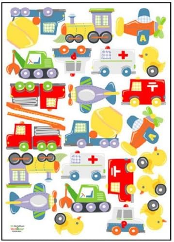 Transportation Nursery/Kids Room Peel & Stick Removable Home Wall Art Sticker Decals