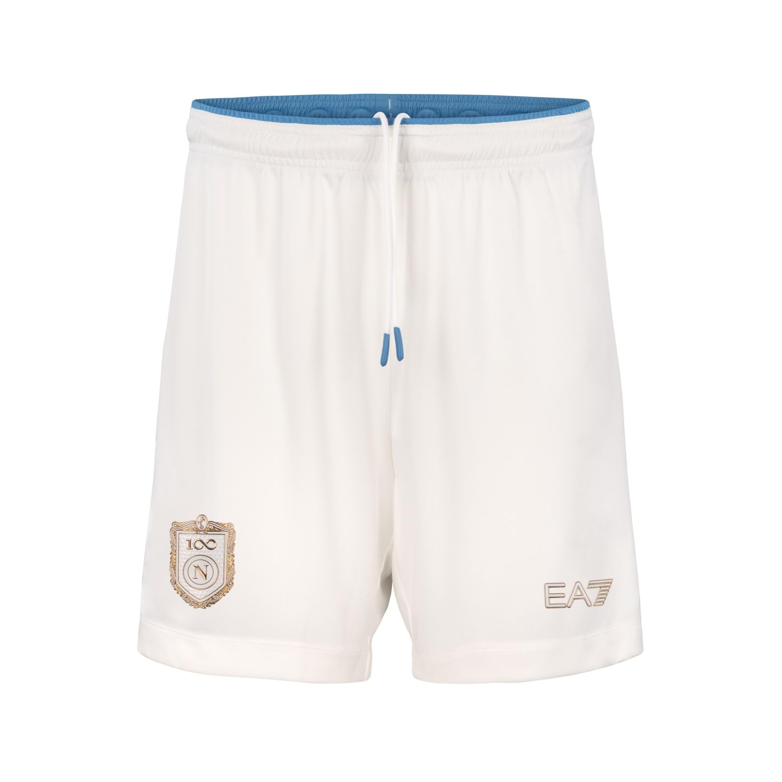 SSC Napoli Authentic Off-White 2026/2027 Race Shorts, Official Product, Size XXL