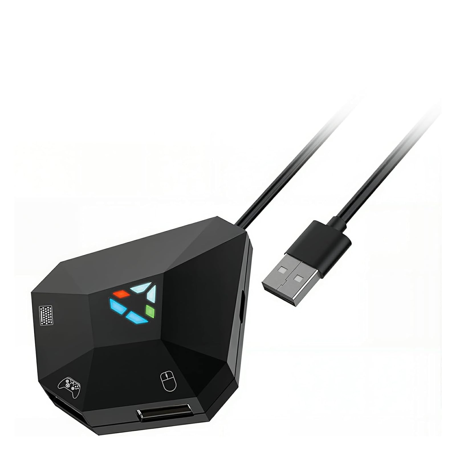 Yolispa Convertitore tastiera mouse adattatore per switch PS3/PS4/Xbox One/Xbox 360 cavo USB adattatore indicatore LED convertitore