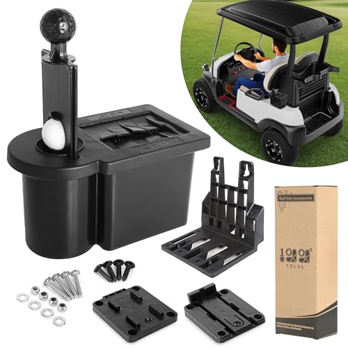 10L0L Universal Golf Ball Washer and Club Head Cleaner for EZGO Club Car Yamaha, Stay at the Top of Your Golf Game with the Convenient-Black