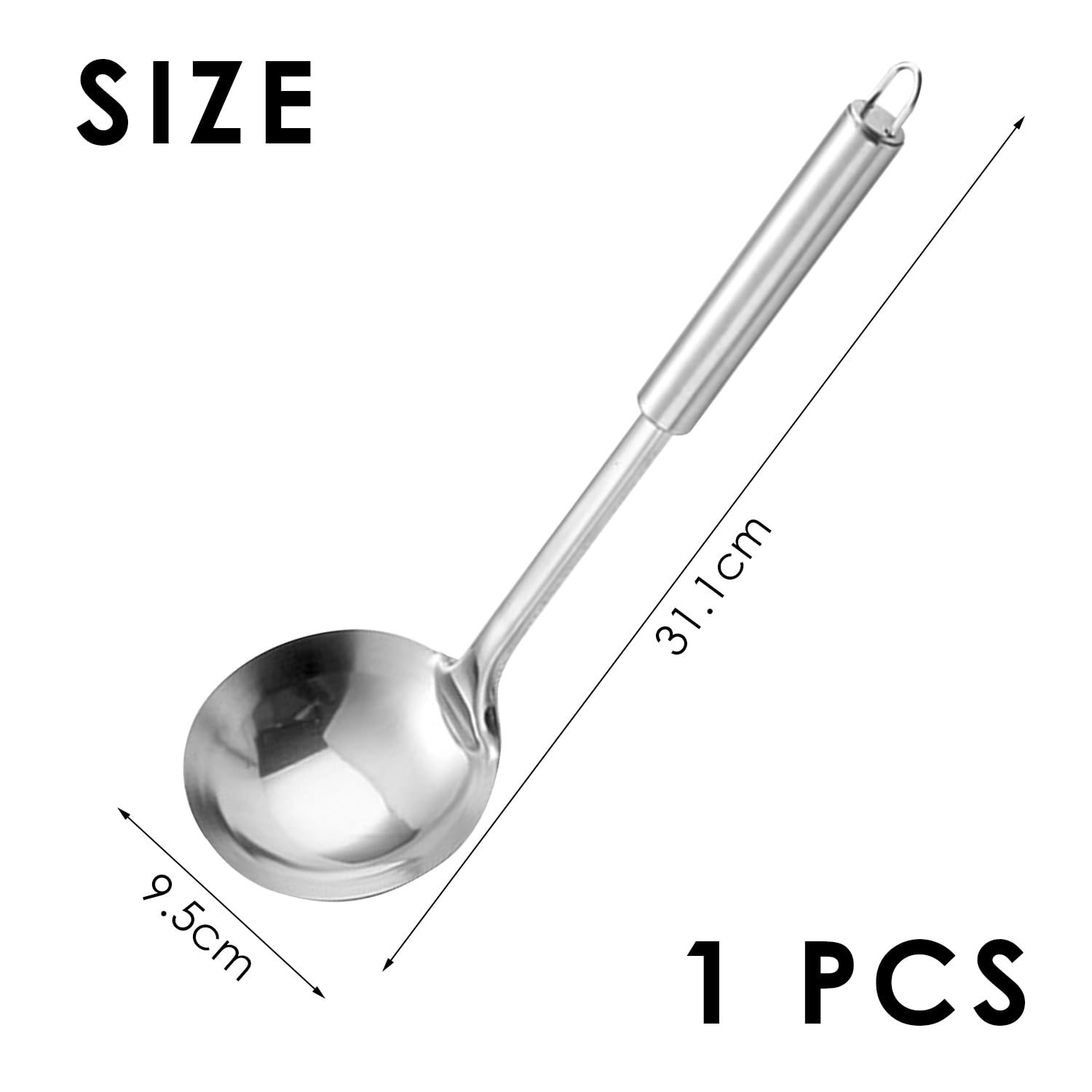 Cabilock Petite Louche à Sauce En Acier Inoxydable à Long Manche Pour