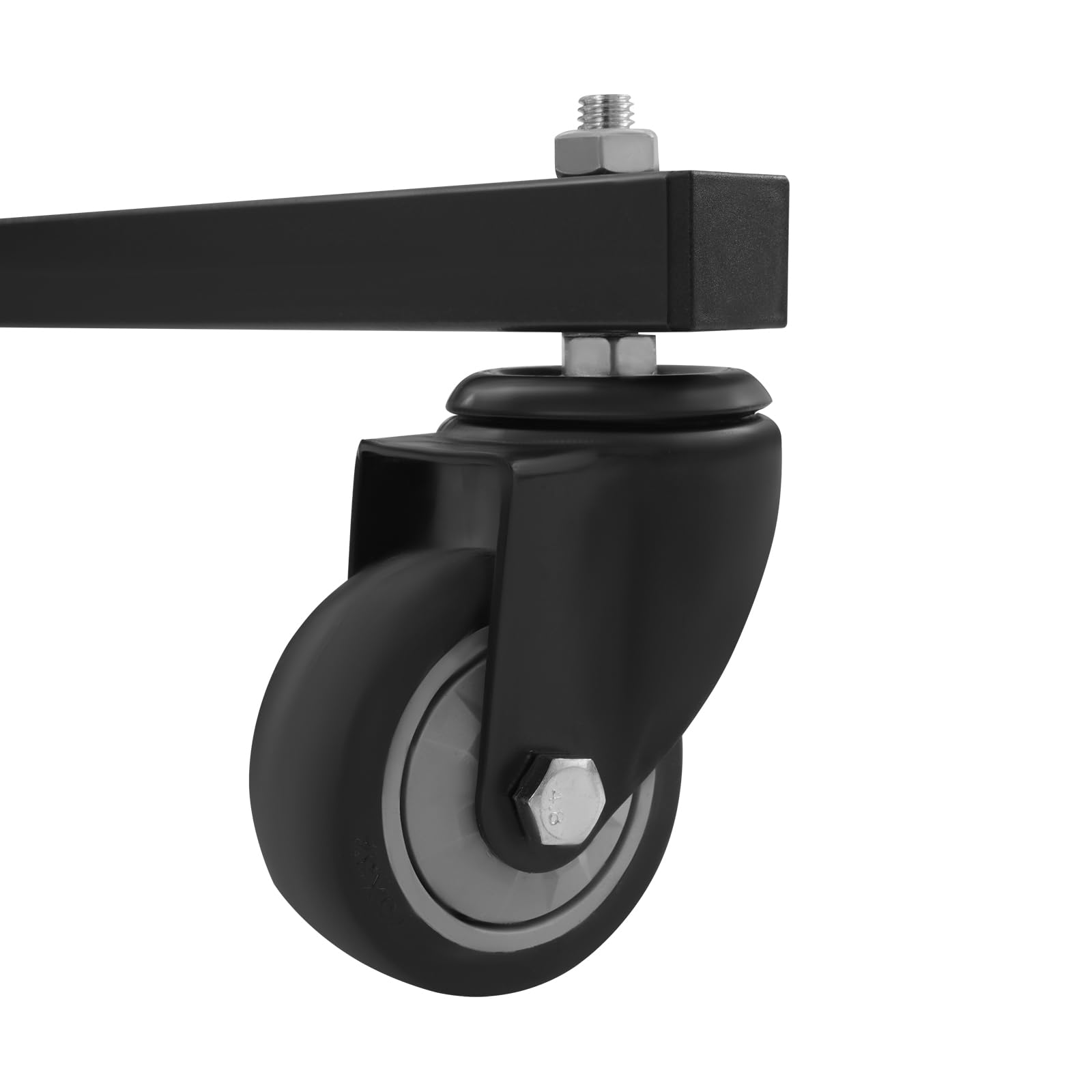 Cavalletto per verniciatura dei cerchioni, girevole a 360°, regolabile in altezza, per parti auto, 4 cerchioni, supporto per verniciatura su ruote, colore nero