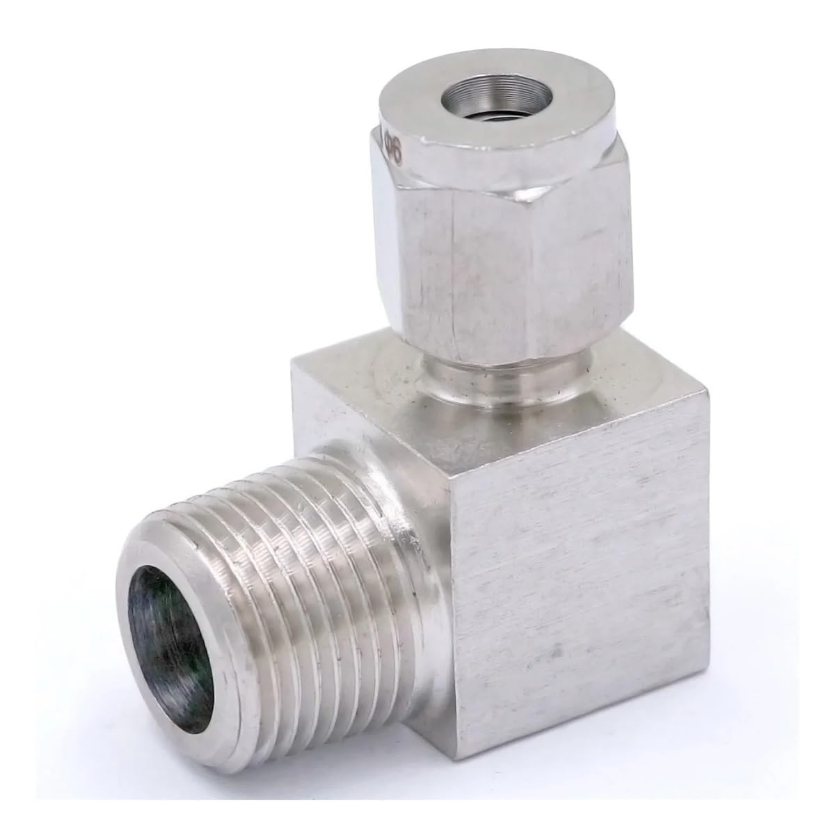 Rvblrdse One Color Fit Tube O/D 6Mm -3/8" Bspt Elbow 304 Stainless Steel Ferrule Pneumatic Air Compression Fitting