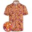 Bright Orange Floral