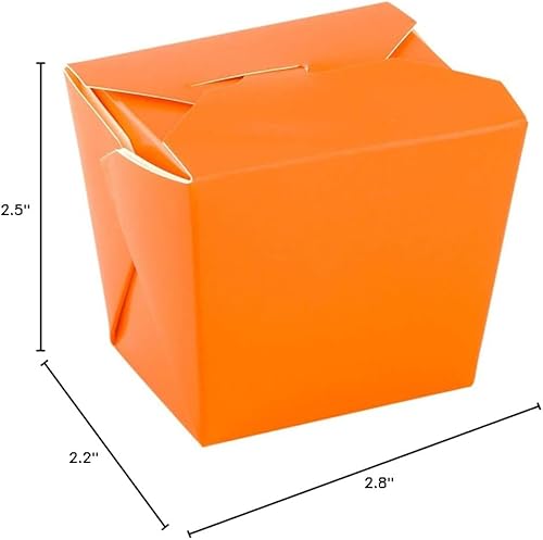 Miniatura 4 de Restaurantware Bio Tek - Cajas chinas para llevar de 8 onzas, 200 cajas de alimentos resistentes a fugas y grasa, con bloqueo de pestañas,