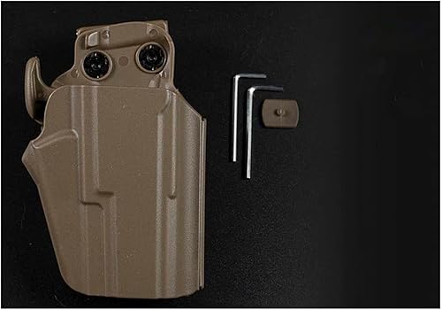 Miniatura 6 de Airsoft - Plataforma de pierna caída y funda para diestros, plataforma táctica para montaje en muslo, panel de funda de pierna caída, con cinturón