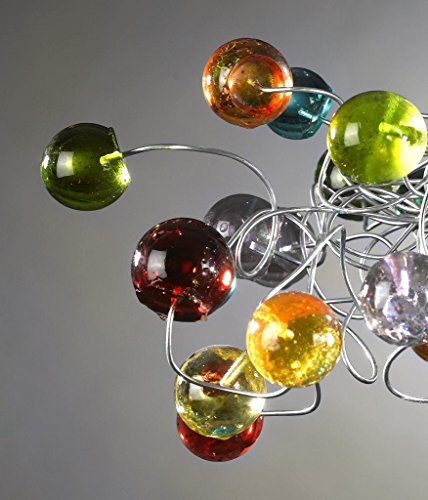 Lightshade Handmade Colorful Ceiling Lamp - Bubble Light Fixture - Lights For Living Room - Home Decorations Unique Light Fixtures - Gift Ideas #TOP1
