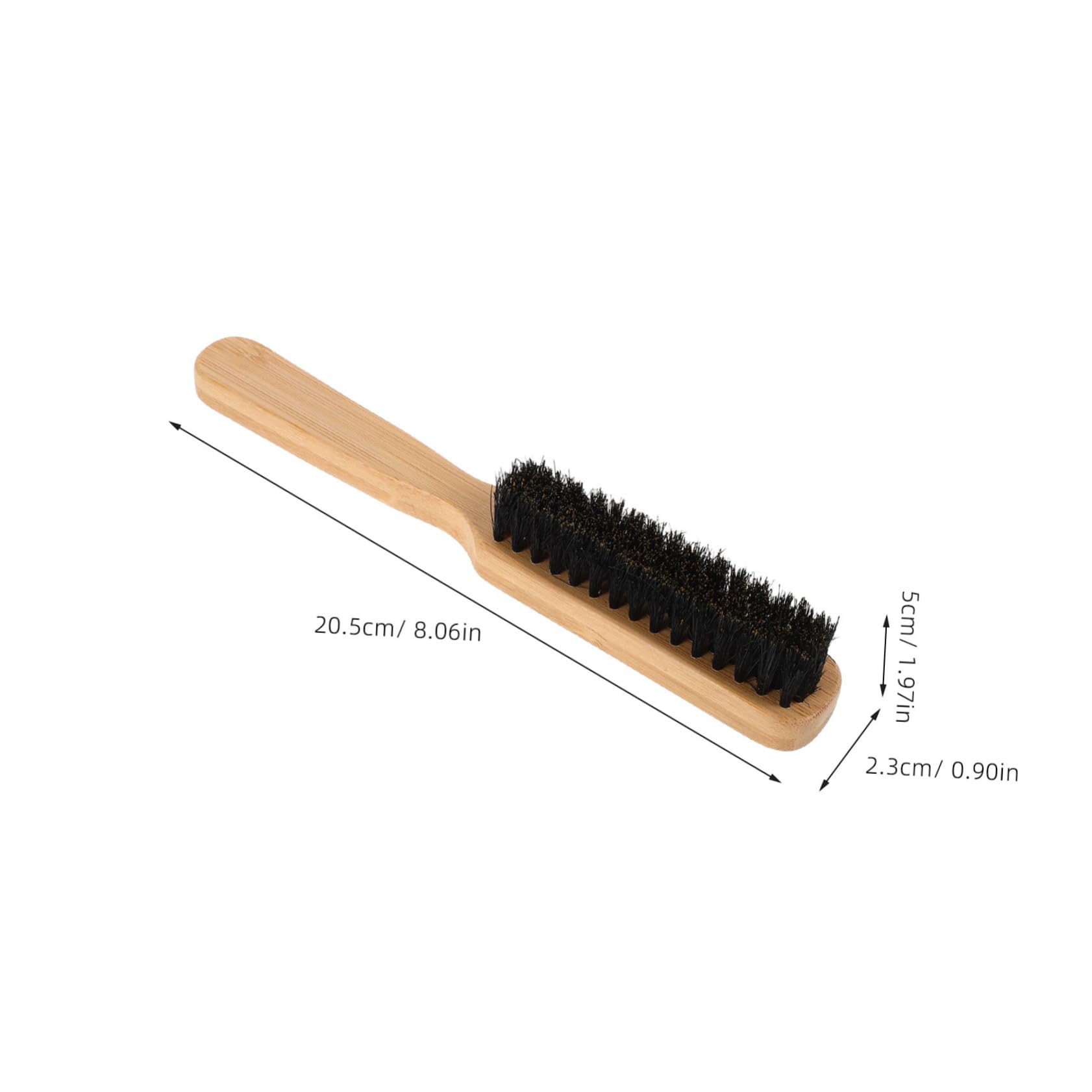 Didiseaon Beard Comb for Men Wooden Handle Styling Tool Mustache and Beard Care Hair Brush for Men Boar Bristle Grooming Brush