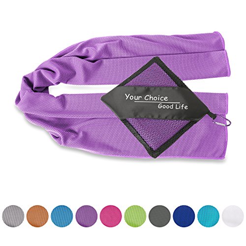 Your Choice Cooling Towel Snap Cool Towels for Neck. Use as Cooling Neck